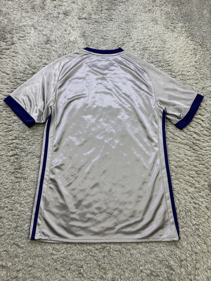 Camiseta de fútbol Adidas Emelec adulto pequeña plateada Maillot Maglia camiseta de fútbol Foto 2 de 4