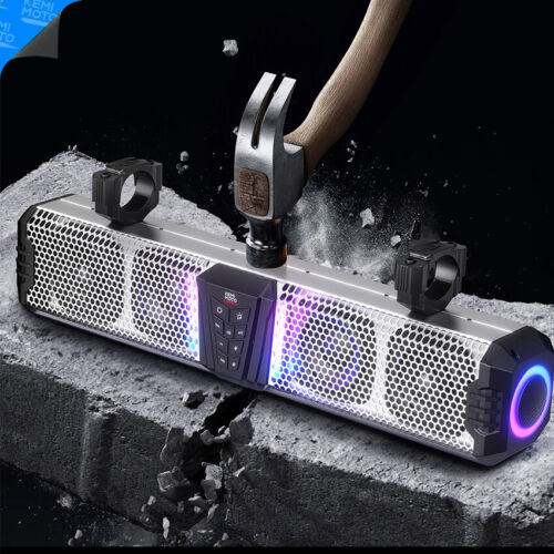 KEMIMOTO Midnight S60 26" RGB UTV Sound Bar for Golf Cart Marine 1"-2" Roll Bar - Picture 7 of 11