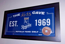 KC Royals The Kids Cave est 1969 Royals Fans only  Kauffman Stadium Dirt steiner
