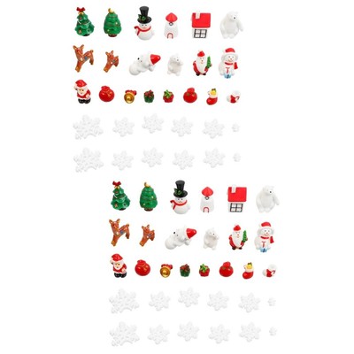 2 Pack Weihnachtsschmuck Aus Harz Weihnachtsbaumharzdekorationen