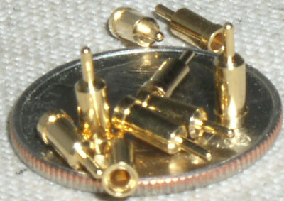 100 MILL-MAX 0814-0-15-15-34-27-04-0 GOLD SPRING PC PIN RECEPTACLE .032-.046 USA