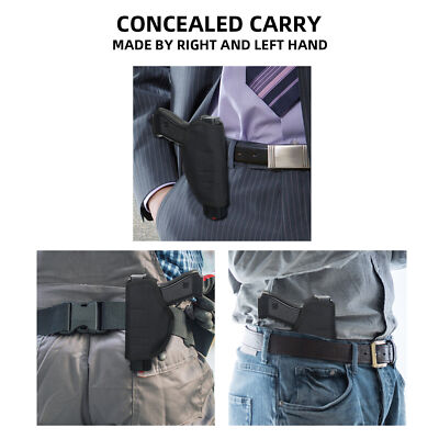 TACTICAL WAIST BELT Military Pistol Holster Police Gun Concealed Carry Case Hold EUR 8,62