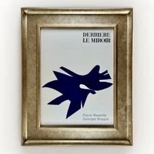 BRA-0520 Braque G Art Oiseaux Composition Photogravure for 1st Edition Derrière