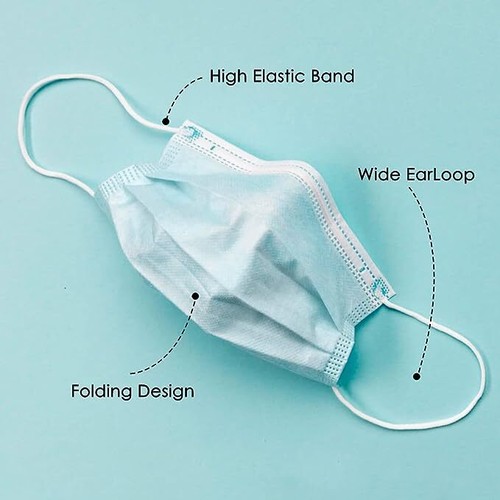 VOS 3Ply Disposable Face Mask With Ear loop Medical Surgical Dental Face Mask eBay