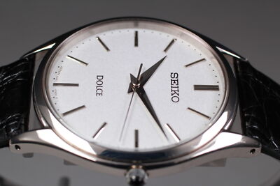 SEIKO　DOLDE　ドルチェ　8J41-0AJ0　状態良好 Seiko Dolce 8J41-0AJ1 Quartz Silver Dial Mens Watch