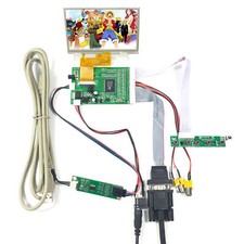 VGA AV LCD Controller Board 4.3 in 480X272 4 Wire Resistive Touch LCD Screen