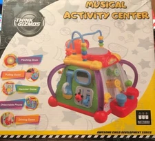 NWT Think Gizmos Musical activity Center Cube Toy  Toddler 2 Year & Up
