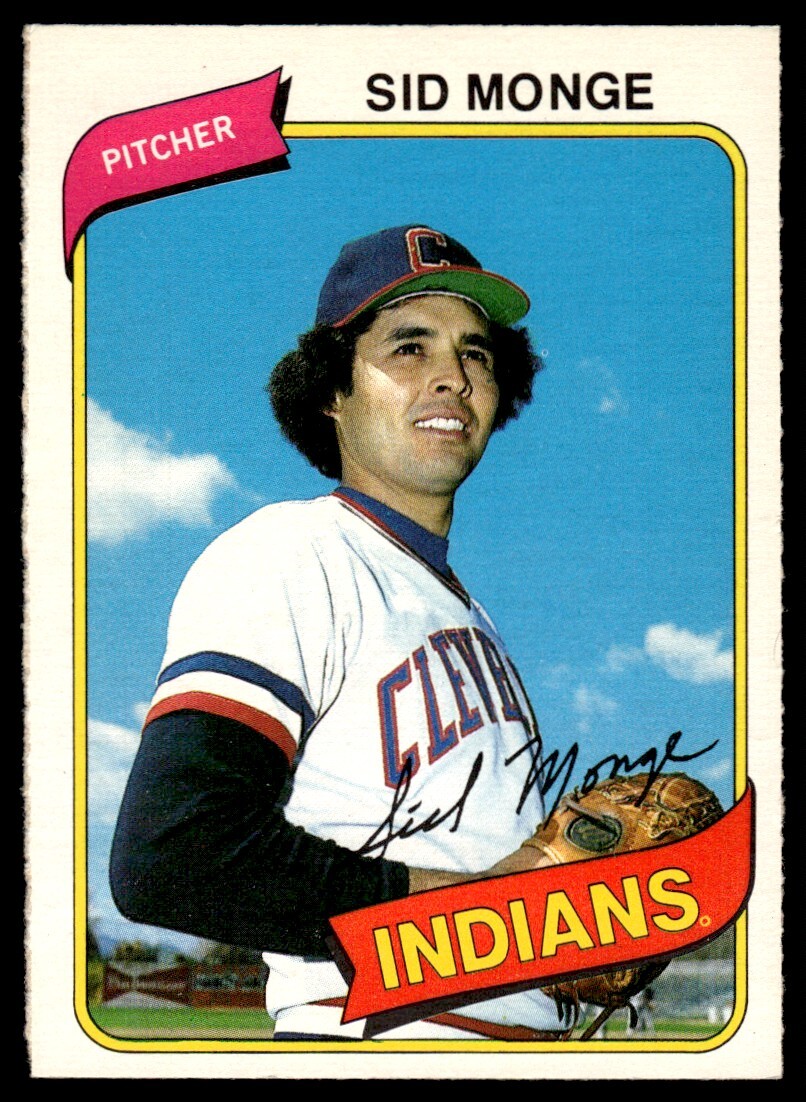 1980 O-Pee-Chee Sid Monge Cleveland Indians #39 R37