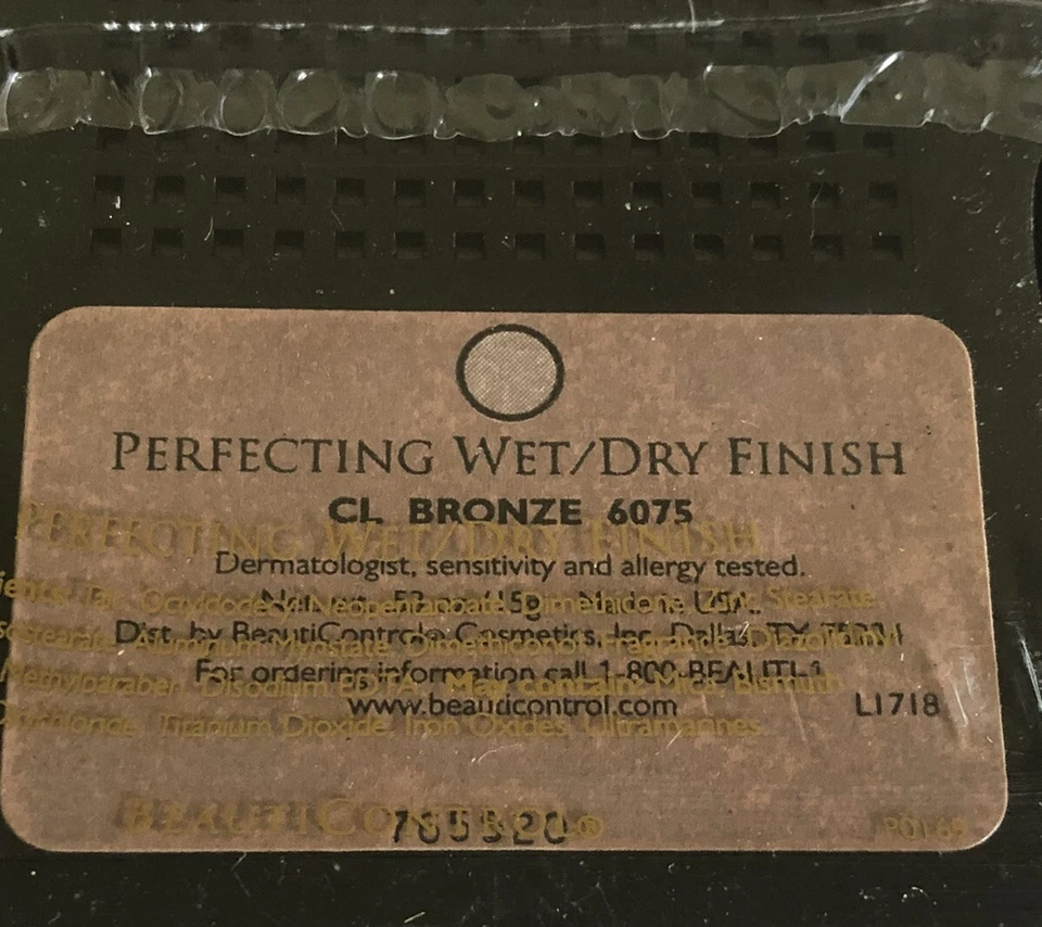 Beauticontrol Perfecting Wet/Dry Finish Foundation CL Bronze 6075 RARE! - Image 3 of 4