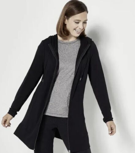 Zuda Z-Knit Zip Front Hooded Tunic Black Size XL A459195 | eBay Zuda Z-Knit Zip Front Hooded Tunic Black Size XL A459195 | eBay