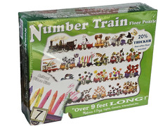 Melissa  Doug Number Train Floor Jumbo Jigsaw Puzzle 425 21 pieces 9ft Long