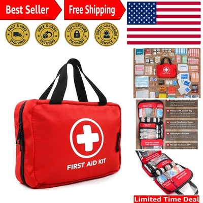 330-Piece Waterproof First Aid Kit - Ultimate Safety for Home & Outdoors