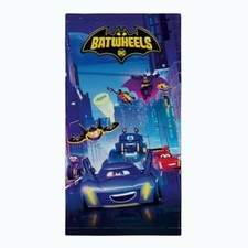 Batwheels Kids Super Soft Cotton Bath/Pool/Beach Towel, 58 in x 28 in,