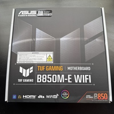 ASUS TUF GAMING B850M-E WIFI AMD mATX Motherboard