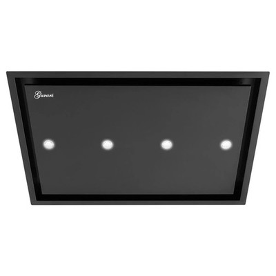 Deckenhaube GCH 791 BL Diamond++Kohlefilter, Dunstabzugshaube 90 cm Schwarz 