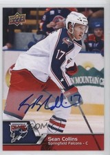 2014-15 Upper Deck AHL Auto Sean Collins #58 Auto o6n
