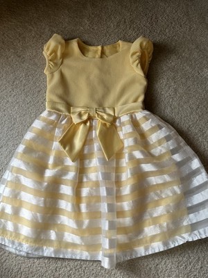 Girls 5T Yellow fancy Dress