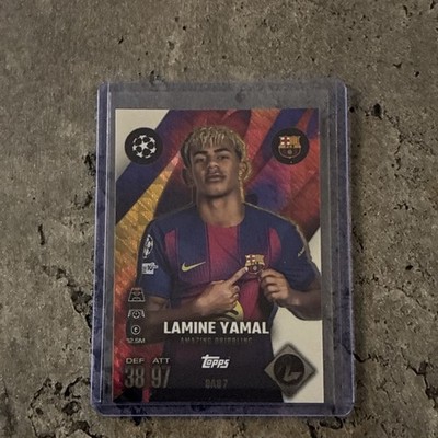 Lamine Yamal ''Build A Baller'' Karte BAB 7 aus dem Topps Match Attax Extra 25/26