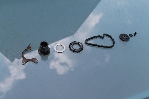 16381 Honda ST 1100 Pan European SC26 B ABS Ölpumpe Antriebskette / Ritzel