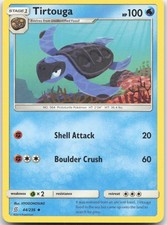 Tirtouga 44/236 Uncommon Unified Minds Pokemon Near Mint