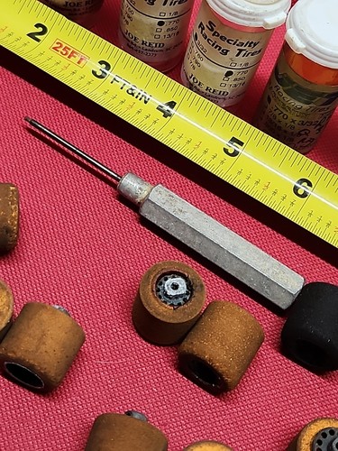 Vintage 1/24 SPECIALTY RACING TIRES & JET 3/32 X .770 SLOT CAR Wheels & MORE LOT - Picture 10 of 12
