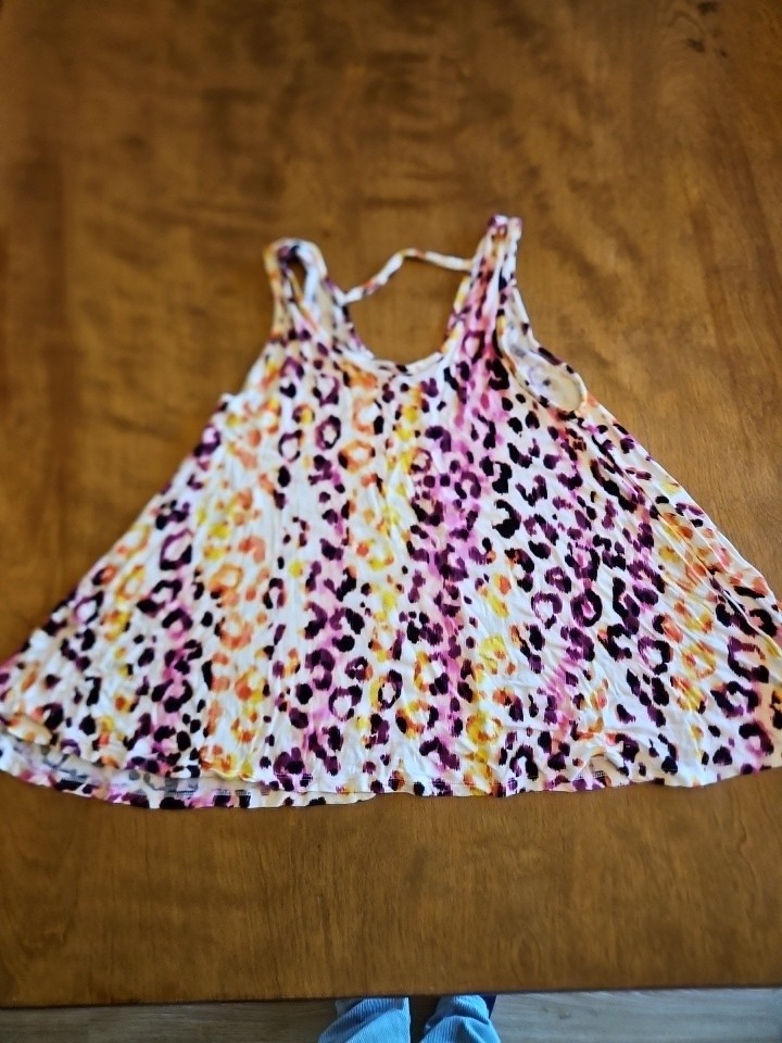 Juicy Couture Tank Top Women’s Junior Size XS Extra Small White Gold Heart Tag