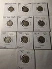 1899-1944 90% Silver Barber/Roosevelt Dimes – Silver Coin Lot (10)-AVERAGE CIRC.