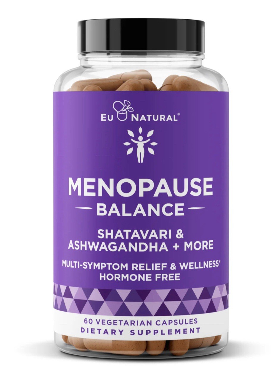 Eu Natural Menopause Balance - Shatavari & Ashwagandha Multi-Symptom Relief,