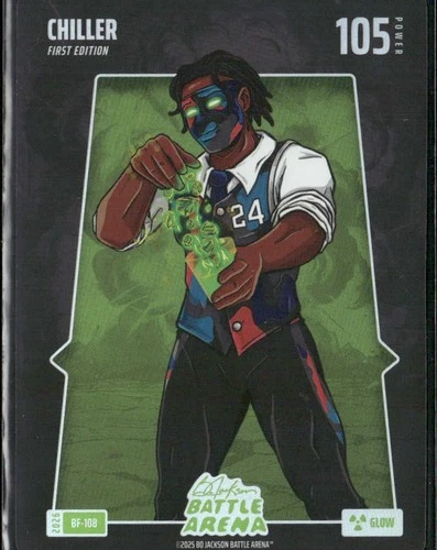 2026 Bo Jackson Battle Arena Chiller `Cam Thomas` Battlefoil GLOW BF-108