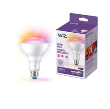 WiZ Color Changing 65W BR30 Full Spectrum E26 Dimmable Smart LED Bulb Wi-Fi BLE