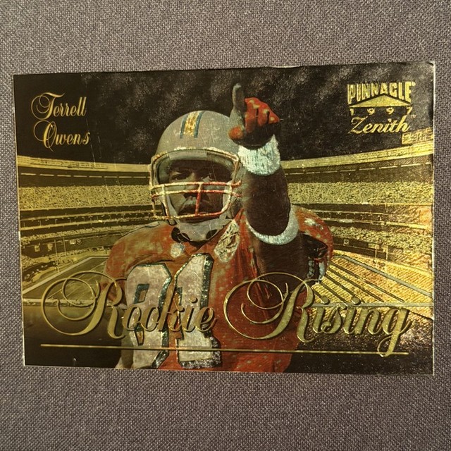 1997 Pinnacle Zenith - Rookie Rising Terrell Owens #5
