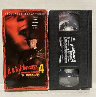 A Nightmare on Elm Street 4 - The Dream Master VHS (1999) Horror Freddy Krueger