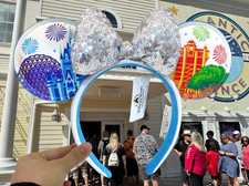 Disney Parks WDW Park Icons Castle Minnie Mouse Ears Headband New 2026