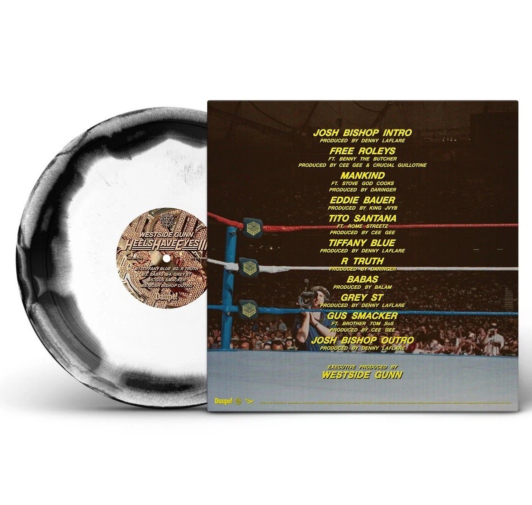 WESTSIDE GUNN WSG HEELS HAVE EYES 3 BLACK/WHITE SUNBURST VINYL LP