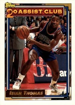 1992-93 Topps #219 Isiah Thomas Gold
