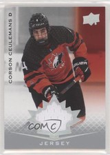 2021 Upper Deck Team Canada Juniors Jersey Corson Ceulemans #82 0a4