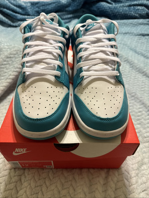 Miami Dolphin Dunks Size 12