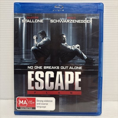 Escape Plan Blu Ray Feat  Stallone Schwarzenegger Region B Free Postage