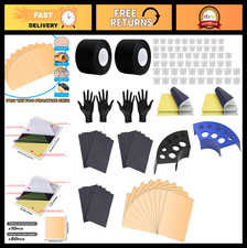 Tattoo Practice Kit for Beginners - 437 Pcs, Fake Skins, Ink Cups, Transfer Pape