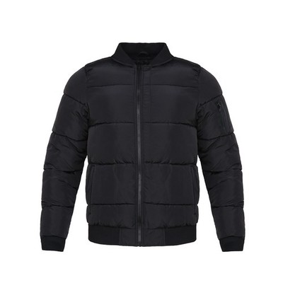 Men's Bomber Jacket for Winter Windproof Water-Resistant Puffer Jacket for Men