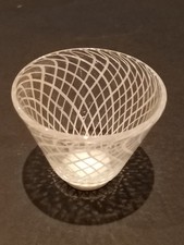 Piccolo Bicchiere in Vetro Soffiato Di MURANO oggetto Vintage Primi Del 900 