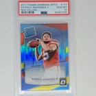 PATRICK MAHOMES II PSA 10 2017 PANINI DONRUSS OPTIC #177 RED YELLOW PRIZM ROOKIE