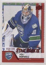 2020-21 Upper Deck AHL Star Rookies Exclusives 54/100 Joel Hofer #197 3vx