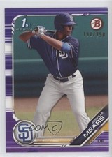 2019 Bowman Draft Purple 191/250 Joshua Mears #BD-180 7rw