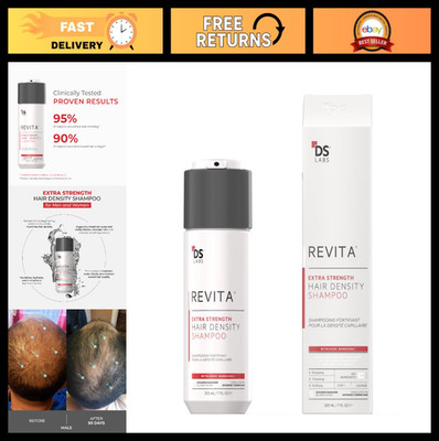 Extra Strength Scalp Shampoo 205mL - Fuller Thicker Hair, Sulfate Free, Color Sa