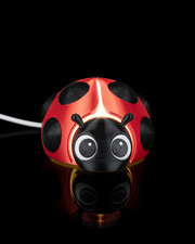 Ladybug Table Lamp: Kids Night Light, Cozy Bedside Decor