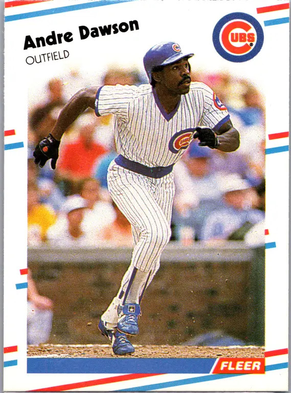 1988 Fleer Baseball Andre Dawson Chicago Cubs Base Card NM Set Filler #415