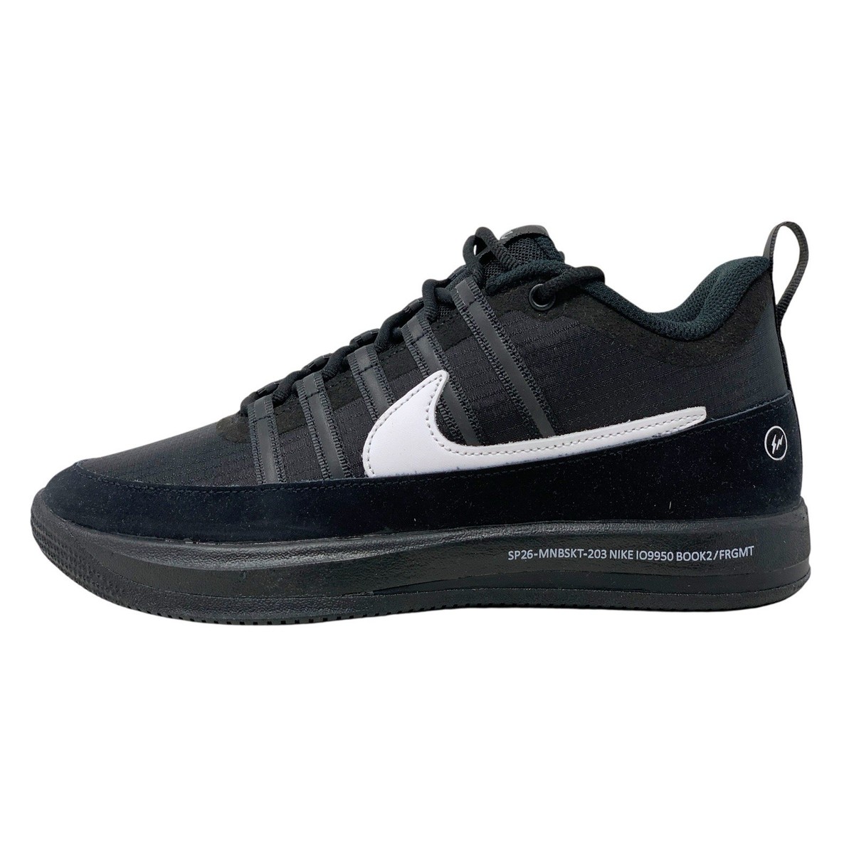Nike Book 2 x Fragment Design Black Sneakers, Size 7 / 8.5W BNIB Nike Book 2 x Fragment Design Black Sneakers, Size 7 / 8.5W BNIB