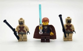 Vintage 2002 LEGO STAR WARS Tusken Raider Encounter Set 7113 -Complete w/book #2