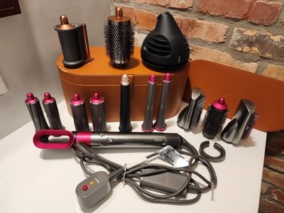 Dyson Airwrap HS01 Mega Bundle w/ Case Coanda Large Brush Diffuser Conical Long
